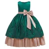 Hohe Qualität 2019 Große Schleife Kinder Kleider Für Mädchen Kinder Kleidung Hochzeit Abendkleid Prinzessin Kleid Elegante Party 10 12 jahre3188992