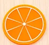 PVC Mats Fruit Shape Silicone Cup Mat Coaster Non-slip Insulation Pad Table Accessories Kitchen Gadgets