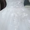 Demi manches imprimé fleuri robe de bal robe de mariée 2020 nouvelle mode estidos de noivas