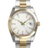 Kerstcadeau Originele Box Certificaat Lady Womens Horloges 178274 Middeling Steel White Gold Silver Diamond Dial 31mm