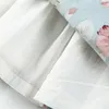 Neue Sommer Baby Mädchen Kleider Kinder Fliegen Ärmel Baumwolle Kleid Kinder Urlaub Strand Prinzessin Mädchen Kleidung