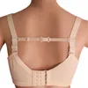 1 cm Elastiska Anti-Slip BH-remmar för kvinnor Justerbart BH-bandhållare Bälte med ryggklämmor Brösthalkbeständigt bältestillbehör