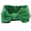 21 färger INS European och American Baby Candy Color Bow Headband Baby Girl Eleganta hårbågar Tillbehör