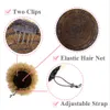 Coda di cavallo con coulisse sintetica 12'' e 8'' chignon corto afro crespo riccio Kanekalon per donne nere/bianche