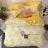 Leopard Rosa Twin Comforter Bedding Sets Bomull Duvet Cover Set Bed Linne Linings Pillowcase Hem Textil