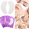 100 шт. = 50pair Women Eye Pads Pactes Patches Увеличение ресниц под глазными подушками, установленными под гель DIY, ложные ресницы бумага