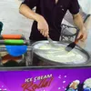 Kolice US free shipping to door commercial food processing equipment fried ice cream machine with Taco Maker