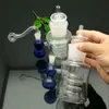 Glasrör rökande blåst vattenpipa tillverkar handblåsta bongs yttre kalebass maträtt silke glas mjölk flaska vatten vatten rör vatten