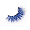 16 style 5D false eyelashes colorful Mink Hair gradient color Fake Eyelash Thick mink HAIR natural Extension fake Eyelashes 20 sets