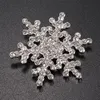 AiNian Sale Lady Fashion Pins Charming Crystal Rhinestones Brooch Unicorn Large Snowflake Brooch Pins Jewelry Broches GB1418