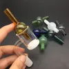 Thermal XL Quartz Banger + tappo in carb con 10mm 14mm 18mm Maschio Femmina 90 gradi Banger spesso Chiodo senza cupola per Dab Rig Bong