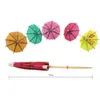 144Pcs Paper Cocktail Parasols Umbrellas Drinks Picks Wedding Event Party Supplies Holidays Cocktail Garnishes Holders Free Shipping