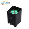 EU Stock 4x18W 6in1 RGBAW UV Battery Operated APP Mobile SMART LED Stage Par Light With Charging Flight Case