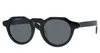 Marka Vintage Okrągłe Okulary Mężczyźni Nieregularne Eyeglasses Poligonalne Kobiety Retro Okulary Słońca Wysokiej Jakości Maska Handmade Deski Okulary Z Pudełkiem