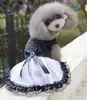 2019 Chien Robe Tutu Robe En Dentelle Mignon Chat Cat Princesse Vêtements Vêtements Robe De Soirée Pour Chien Noir Couleur Livraison Gratuite