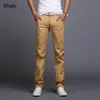 CHOLYL 春秋カジュアルパンツ男性綿スリムフィットチノパンツファッションズボン男性ブランド服プラスサイズ 8 色