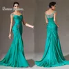 green mermaid special occasions dress
