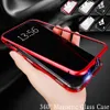 Metal Case magnetico per caso della copertura magnetica adsorbimento iPhone XS MAX Corpo 360 completo per iPhone XR Samsung Note 9 S9 Inoltre S8 con il sacchetto di OPP