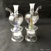 Apple Plate Sand Core Water Waterpijp Glas Bongs Accessoires, Kleurrijke Pijp Roken Gebogen Glas Pijpen Oliebrander Pijpen Waterleidingen DAB RIG