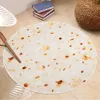 10 Designs Mexico Tortilla Blanket Flannel Fabric Round Badhandduk Luftkonditionering Quilt Beach Blanket Carpet Yoga Mat Rug Picnic Blanket