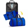 Largecapacity katlanır su geçirmez elbise seyahat çantası çok fonksiyonlu el çantası giyim seyahat depolama çantası Men039s gömlek takım elbise organizasyonu8695050