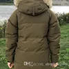 Moda kış adamları aşağı parka emo tasarımcısı sıcak ceketler açık kapüşonlu parkas dış giyim kürk ceket xxxl erkek için