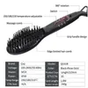 Electric Ionic Travel Travel 3D Prostownica do włosów Szczotka Hairstyling Fast Heat Salon Stylizacja prostsza Hairbrush Proste Comb Curling