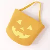 Halloween Candy Bucket Child Kids Candy Handbags Carry Cartoon Canvas Bag Eggs Storage Sacks Desk Baskets Gift Bags GGA2599