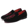 Embroidery Le Fuxie Male One Pedal Dawdler Shoes Doug Shoe