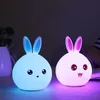 Led Rabbit Night Light USB for Children Baby Kids Gift Animal Cartoon Decorative Lamp Bedside Bedroom Living Room M1691