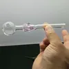 Pipe à fumer en verre Narguilé à eau Cuisinière directe en verre squelette de couleur Spot
