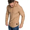 Autumn New Fashion Mens Hoodies Brand Solid Color Hooded Sling Sweatshirt Hip Hop 5XL