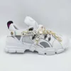 신발 이동식 크리스탈이있는 Flashtrek 운동화 Mens Luxury Designer 캐주얼 신발 Fashion Luxurys Womens Designers Sneakers size 35-46