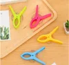 11,5 cm Stora Bright Color Cloth Clip Plast Strandhandduk Pinnar Clothespin Clips till solstol Multicolor Xb1