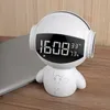 Altoparlanti portatili Cond generazione simpatico robot intelligente orologio Bluetooth wireless con microfono radiosveglia display della temperatura camera da letto decorazione dell'ufficio