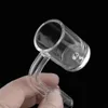 Enail Banger da 25 mm unghie in quarzo Accessori per fumo femmina maschio 10 mm 14mm 18 mm 90 gradi Bangers adatto olio bobina piatti di vetro bong di vetro