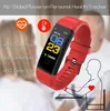 Ny Smart Watch Men Kvinnor Hjärtfrekvens Monitor Blodtryck Fitness Tracker SmartWatch Sport Klocka för IOS Android + Box