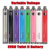 Evod Twist II 1600mAh Vape Pen VV Variable Voltage 510 Thread Battery Ego C Vision Spinner 2 USB Charger fit emow mega kit