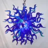 100% Mouth Blown Pendant Lamps CE UL Borosilicate Murano Style Glass Dale Chihuly Art Blue Antique Glass Chandeliers Shade Lamp