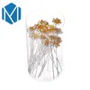 20pcslot Women Wedding Bridal Flower Hairpins Shiny Crystal Rose Hair Clips Hair Stick Hair Accessories Party Jewelry Barrettes6452983
