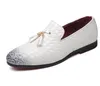 Glands hommes chaussures habillées en cuir tissage Oxford chaussures pour hommes mocassins italie noir blanc Derby chaussures de mariage formelles grande taille 38-48