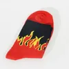 Calzini da uomo Hip Hop Hit Men Fashion Color On Fire Crew Red Flame Blaze Power Torch Calore Street Skateboard Wowen307g