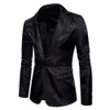 2019 nieuwe luxe blazer mannen formele slim fit one button pak blazer business coat avond party casual overjas tops