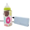 Ny USB Milk Water Warmer Travel Salvagn Isolerad väska Baby Nursing Bottle Heater 6Colors USB Baby Bottle Warmer2391