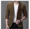 Riinr Новое поступление, мужской пиджак, новая весенняя мода, высокое качество, хлопок, приталенный мужской костюм, Terno Masculino Blazers2887