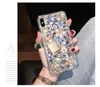 Bling cristal diamante perfume garrafa flor casos capa para iphone 12 mini 11 pro xs max xr x 8 7 samsung galaxy note 20 s21 s20 u3657093
