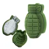2022 3D Grenade Shape Ice Cube Mold Creative Ice Cream Maker Party Drinks Silikon Brickor Moulds Kitchen Bar Tool Mens Present