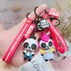 2019 Ny mode smycken tecknad BAB Panda Keychain Bag Pendant Söt Män och Kvinnor Bilväskor Keychain Små gåvor 567