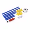 Sales Folding Mini Football Soccer Ball Goal Post Net Set + Pump Kids Sport Indoor Home Outdoor Games Toys gift drop shipping