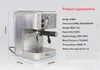 Darmowa wysyłka Household Commercial Semi-Automatyczny Włoski 19 Bar Cappuccino Espresso Ekspres do kawy Home Makerem do produkcji kawy